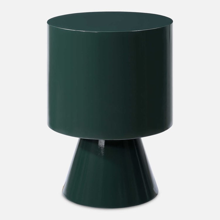 Uttermost Denison Forest Green Lacquer Accent Table