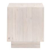 Essentials For Living Montauk End Table ~ White Wash Pine