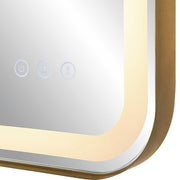 Uttermost Crofton Brass Lighted Vanity Mirror