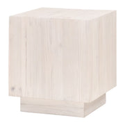 Essentials For Living Montauk End Table ~ White Wash Pine