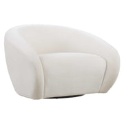 Uttermost DeSoto Cream Velvet Swivel Chair