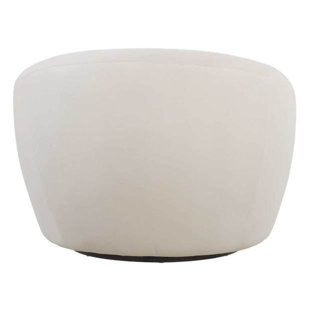 Uttermost DeSoto Cream Velvet Swivel Chair
