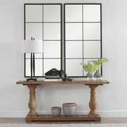 Uttermost Rousseau Iron Window Pane Mirror