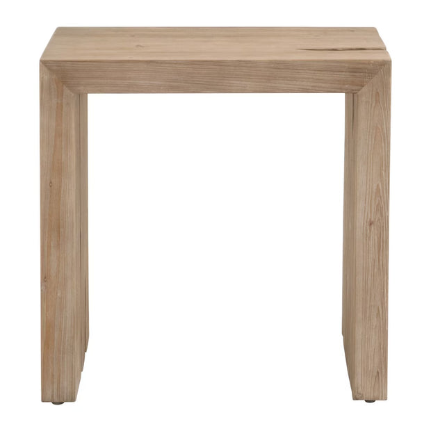 Essentials For Living Reed End Table ~ Smoke Gray Pine