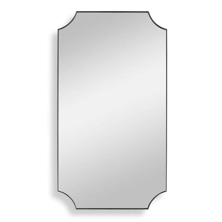 Uttermost Lennox Sleek Satin Black Frame Mirror