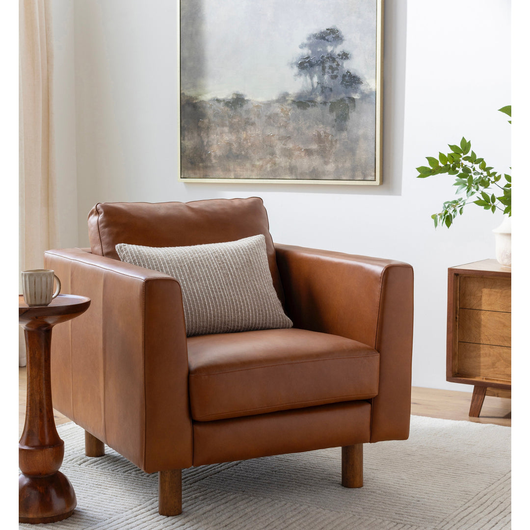 Surya Fitz Modern Square Arm Accent C...