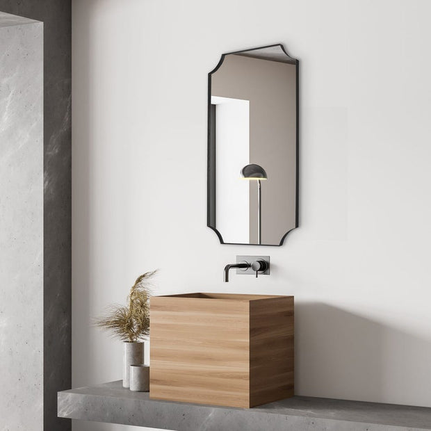 Uttermost Lennox Sleek Satin Black Frame Mirror
