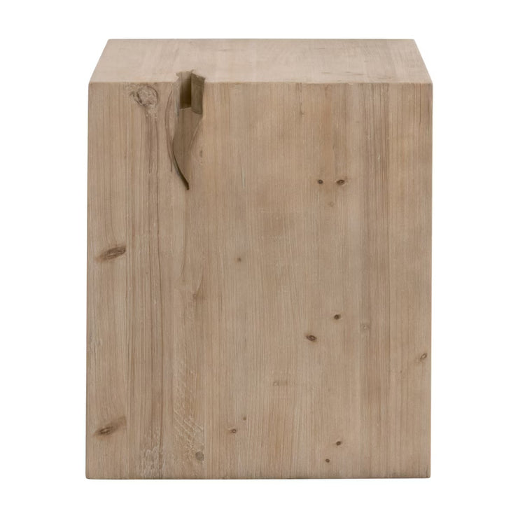 Essentials For Living Reed End Table ~ Smoke Gray Pine