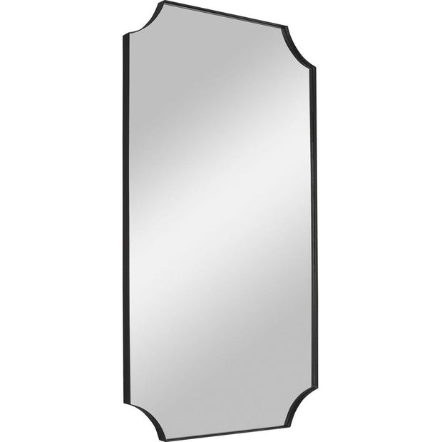 Uttermost Lennox Sleek Satin Black Frame Mirror