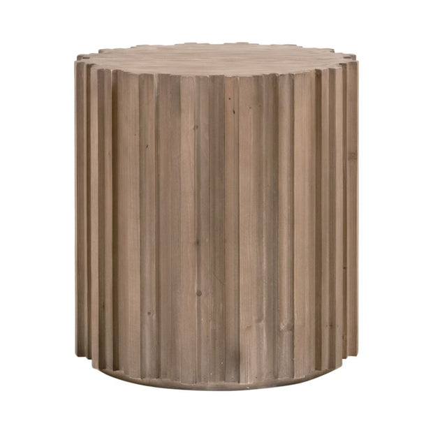 Essentials For Living Roma End Table ~ Smoke Gray Pine