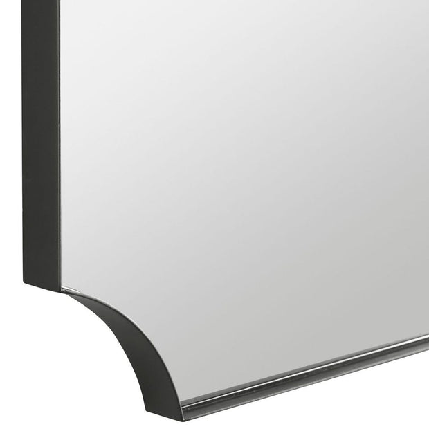Uttermost Lennox Sleek Satin Black Frame Mirror