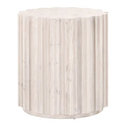Essentials For Living Roma End Table ~ White Wash Pine