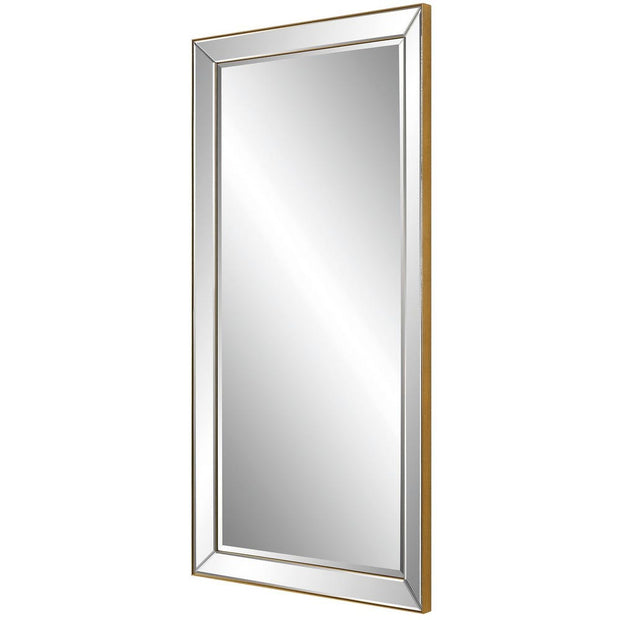 Uttermost Lytton Slim Gold Frame Mirror