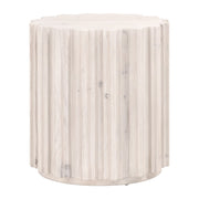 Essentials For Living Roma End Table ~ White Wash Pine