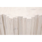 Essentials For Living Roma End Table ~ White Wash Pine