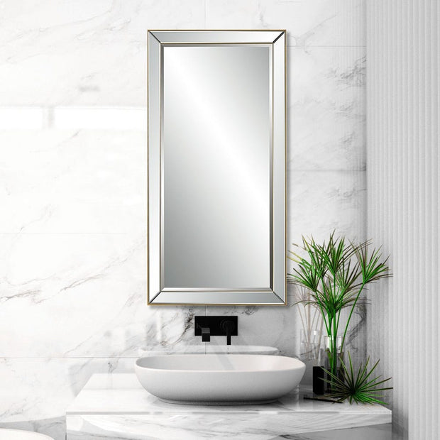 Uttermost Lytton Slim Gold Frame Mirror