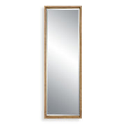 Uttermost Paradise Rattan Wrapped Antique Gold Iron Tall Mirror