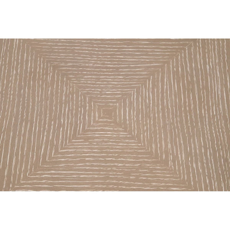 Essentials For Living Roto Large End Table ~ Natural Gray Oak, Brushed Silver