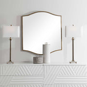Uttermost Cerise Tradition Antique Gold Mirror