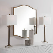 Uttermost Cerise Tradition Antique Gold Mirror