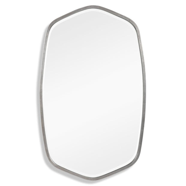 Uttermost Duronia Unique Shape Silver Leaf Mirror