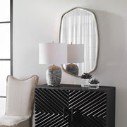 Uttermost Duronia Unique Shape Silver Leaf Mirror