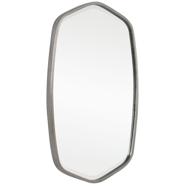 Uttermost Duronia Unique Shape Silver Leaf Mirror