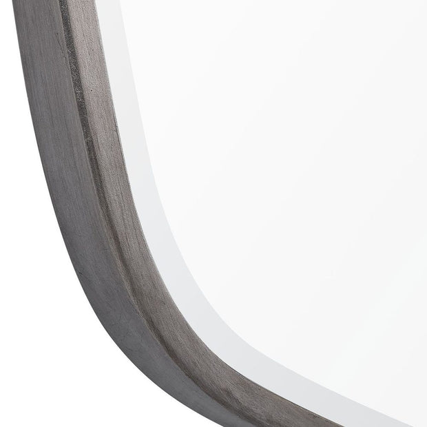 Uttermost Duronia Unique Shape Silver Leaf Mirror