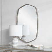 Uttermost Duronia Unique Shape Silver Leaf Mirror