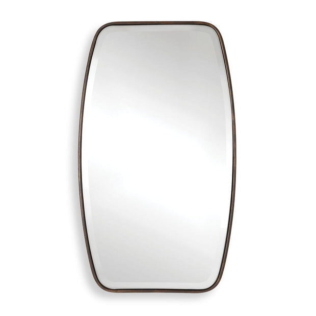 Uttermost Canillo Lightly Distressed Dark Bronze Mirror