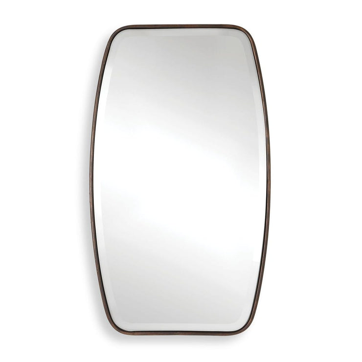 Uttermost Canillo Lightly Distressed Dark Bronze Mirror