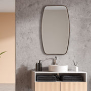 Uttermost Canillo Lightly Distressed Dark Bronze Mirror