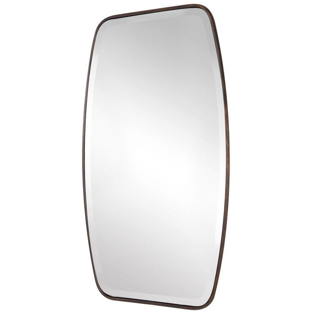 Uttermost Canillo Lightly Distressed Dark Bronze Mirror