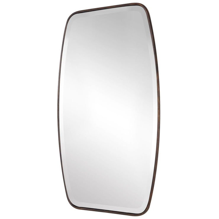Uttermost Canillo Lightly Distressed Dark Bronze Mirror