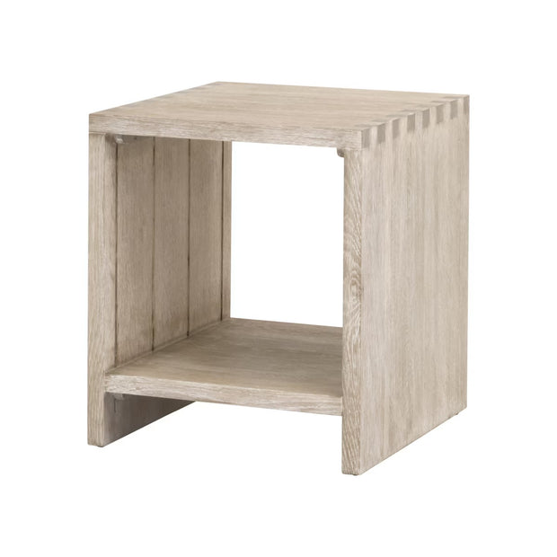 Essentials For Living Wexford End Table ~ Bleached Oak