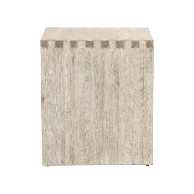 Essentials For Living Wexford End Table ~ Bleached Oak