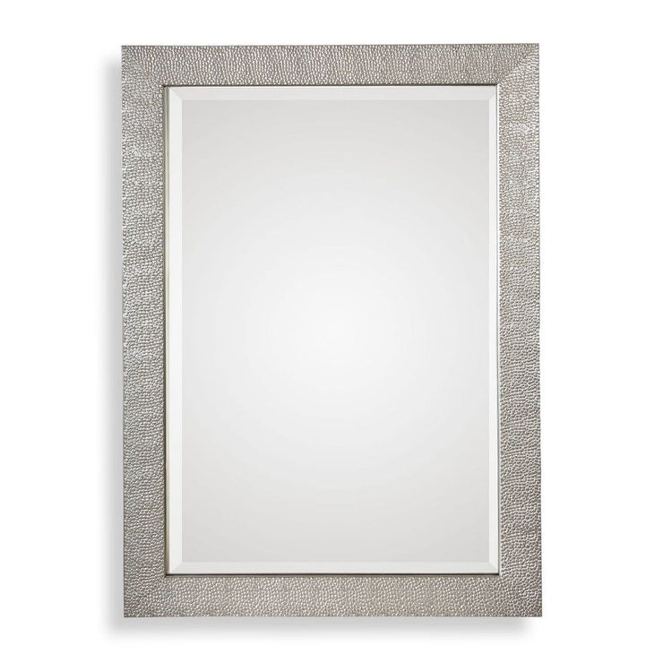 Uttermost Porcius Textured Antiqued Silver Mirror