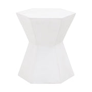 Essentials For Living Bento Accent Table~ Ivory Concrete