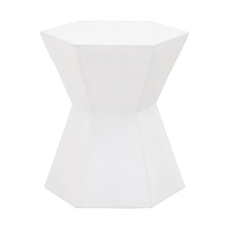 Essentials For Living Bento Accent Table~ Ivory Concrete