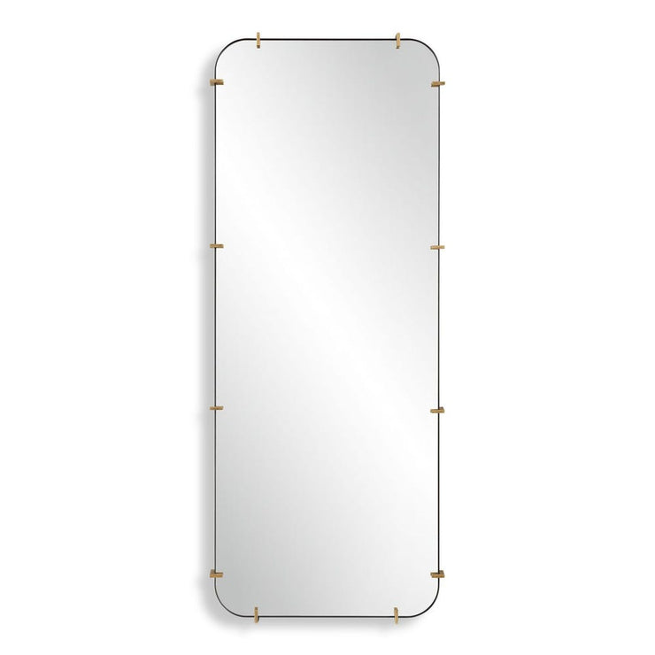 Uttermost Pali Black Iron With Antique Gold Tall Mirror