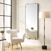 Uttermost Pali Black Iron With Antique Gold Tall Mirror