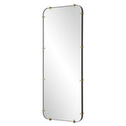 Uttermost Pali Black Iron With Antique Gold Tall Mirror