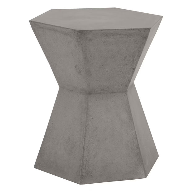 Essentials For Living Bento Accent Table~ Slate Gray Concrete