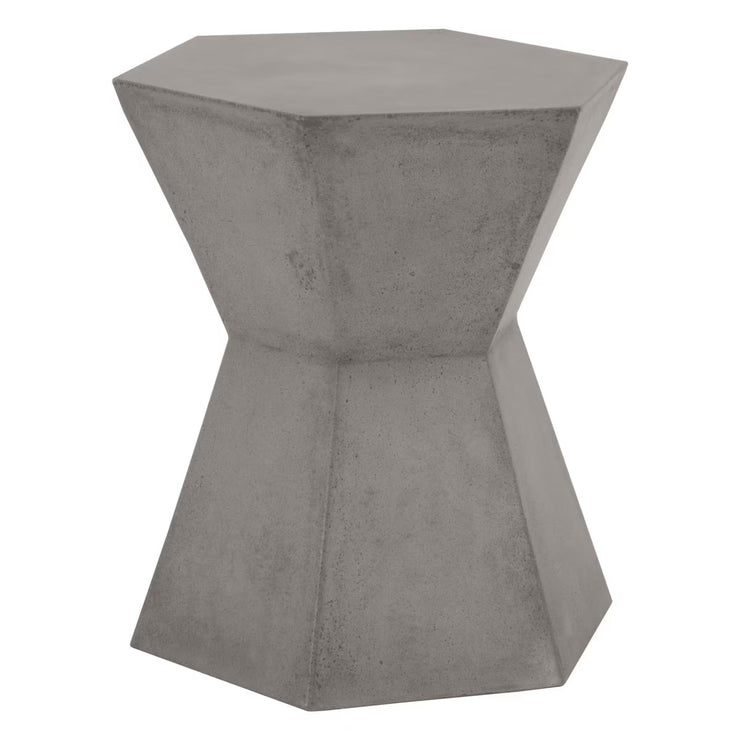 Essentials For Living Bento Accent Table~ Slate Gray Concrete