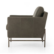 Four Hands Vanna Chair ~ Umber Pewter Top Grain Leather