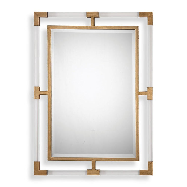Uttermost Balkan Antique Gold Leaf Mirror