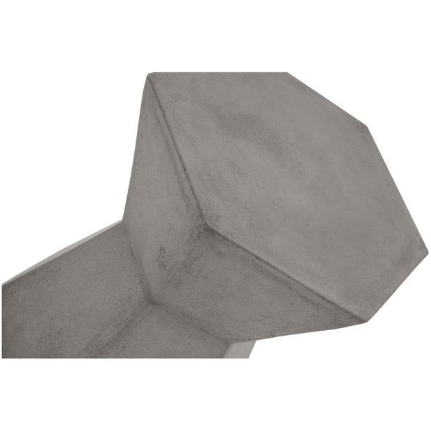 Essentials For Living Bento Accent Table~ Slate Gray Concrete