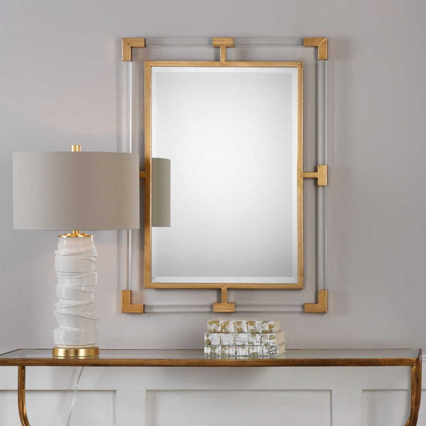 Uttermost Balkan Antique Gold Leaf Mirror