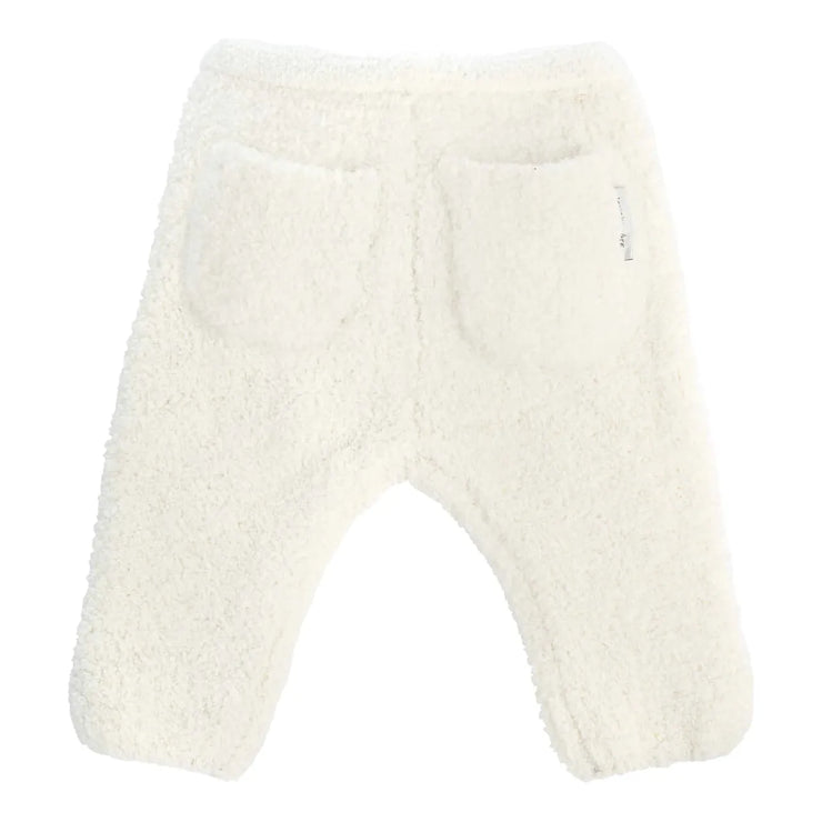 Kashwere Baby Ultra Plush Creme Baby Hoodie & Pants Set
