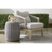 Essentials For Living Loom Accent Table~ Platinum Rope